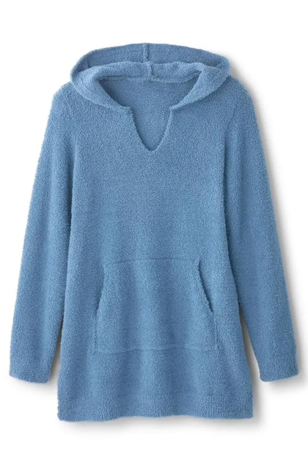 Women Orabella Sweater Hoodie Blue Fogsugar Swizzle Soft Surroundings Tops Women Orabella Sweater Hoodie Blue Fogsugar Swizzle Soft Surroundings Tops