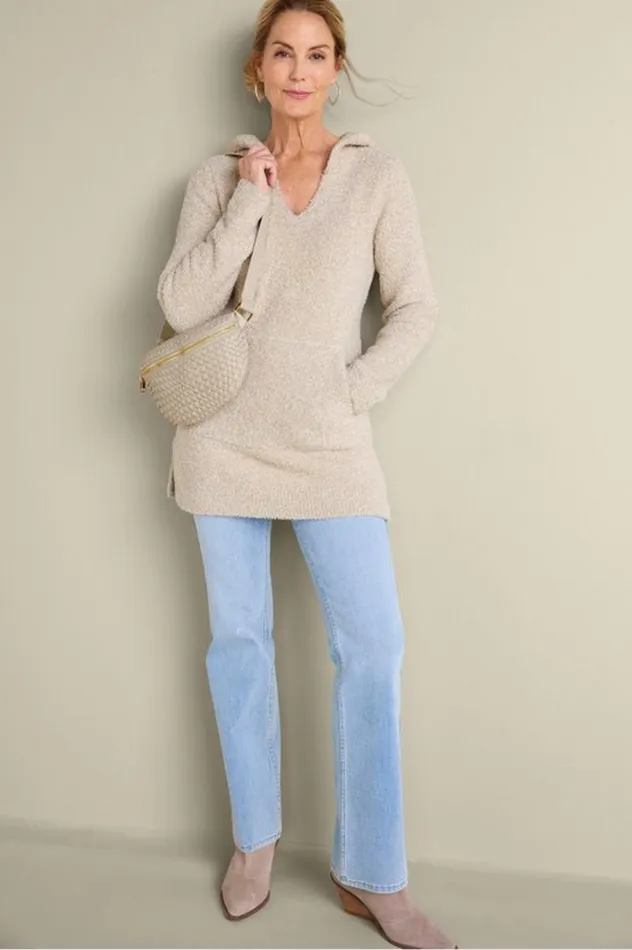 Women Orabella Sweater Hoodie Blue Fogsugar Swizzle Soft Surroundings Tops Women Orabella Sweater Hoodie Blue Fogsugar Swizzle Soft Surroundings Tops