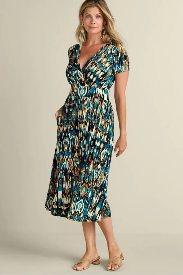 Women Penelope Midi Dress Black Soft Surroundings Dresses