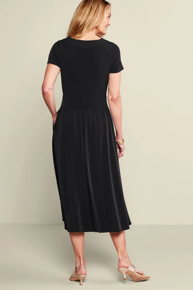 Women Penelope Midi Dress Black Soft Surroundings Dresses Women Penelope Midi Dress Black Soft Surroundings Dresses