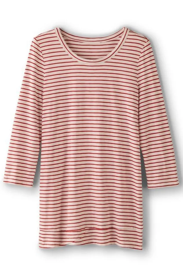 Women Petunia Tunic Naxos Stripe Soft Surroundings Tops Women Petunia Tunic Naxos Stripe Soft Surroundings Tops