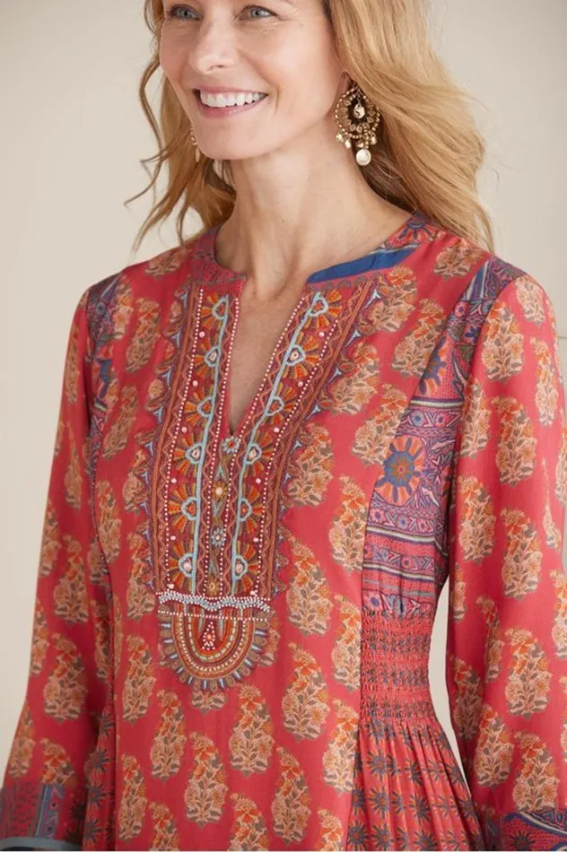 Women Phoenix Dress Red Soft Surroundings Dresses Women Phoenix Dress Red Soft Surroundings Dresses