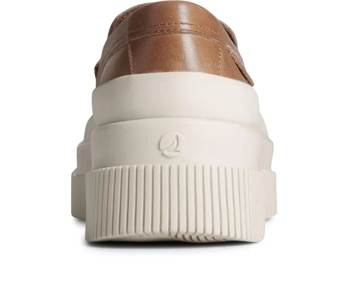 Women Platform Leather Loafer Tan Sperry Flats and Loafers Women Platform Leather Loafer Tan Sperry Flats and Loafers