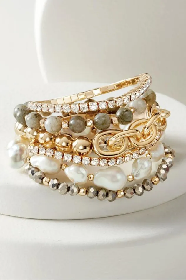 Women Polly Bracelet Set Smoky Multi Soft Surroundings Jewelry