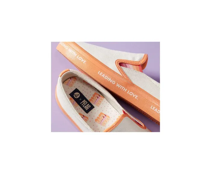 Women Pride Crest Slip On Sneaker Ivory Sperry Sneakers Women Pride Crest Slip On Sneaker Ivory Sperry Sneakers