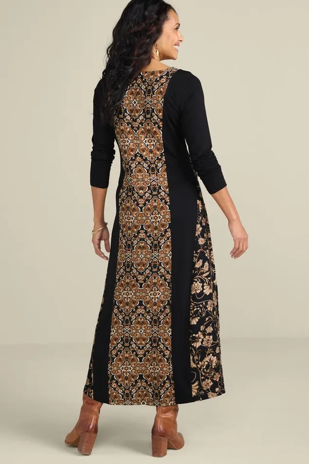 Women Priska Maxi Dress Autumn Tile Soft Surroundings Dresses Women Priska Maxi Dress Autumn Tile Soft Surroundings Dresses