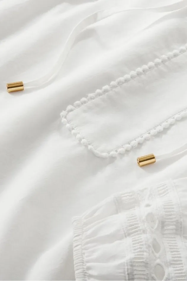 Women Prospera Lace Trim Top Ivory Pearl Soft Surroundings Tops Women Prospera Lace Trim Top Ivory Pearl Soft Surroundings Tops