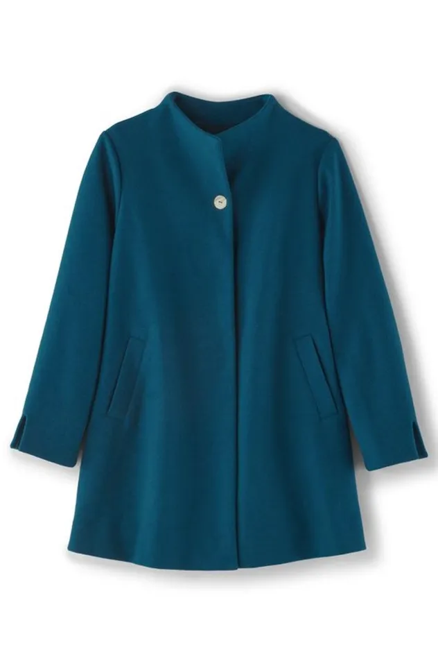 Women Rachel Swing Coat Sailor Blue Soft Surroundings Jackets and Coats Women Rachel Swing Coat Sailor Blue Soft Surroundings Jackets and Coats
