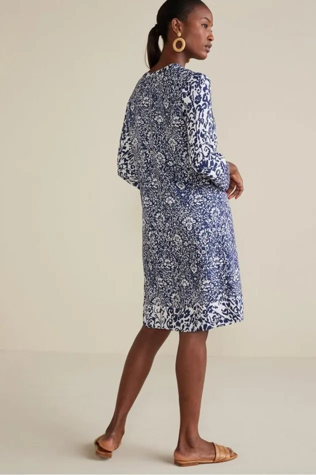 Women Raven Dress Ink Tapestry Navy Soft Surroundings Dresses Women Raven Dress Ink Tapestry Navy Soft Surroundings Dresses