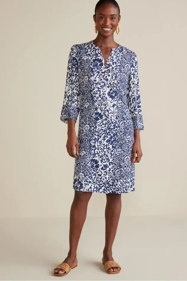 Women Raven Dress Ink Tapestry Navy Soft Surroundings Dresses Women Raven Dress Ink Tapestry Navy Soft Surroundings Dresses