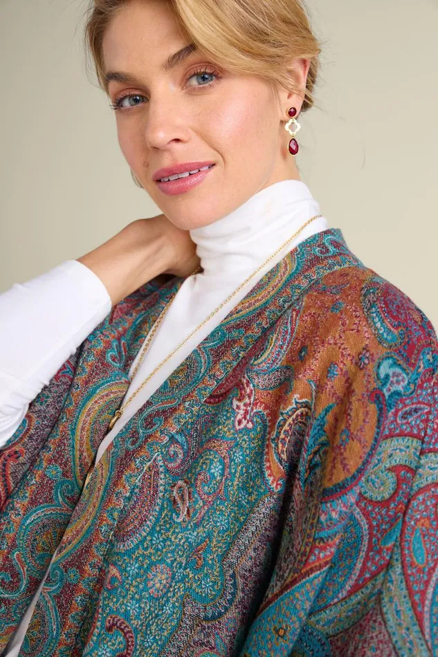 Women Rhea Woven Kimono Wrap Multi Soft Surroundings Scarves and Wraps Women Rhea Woven Kimono Wrap Multi Soft Surroundings Scarves and Wraps