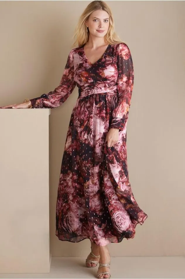 Women Rina Silk Dress Multi Floral Soft Surroundings Dresses Women Rina Silk Dress Multi Floral Soft Surroundings Dresses