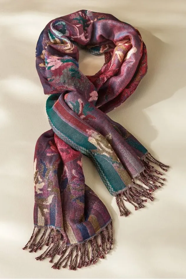 Women Rosy Reversible Scarf Multi Soft Surroundings Scarves and Wraps