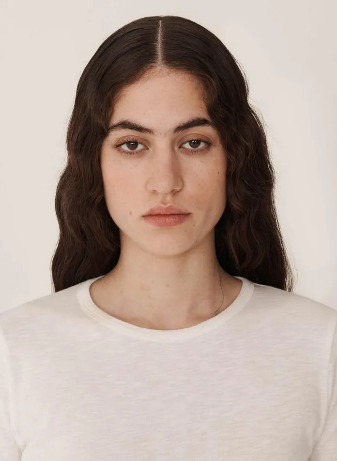 Womens Earth YMC Earth Charlotte ShortSleeved TShirt White