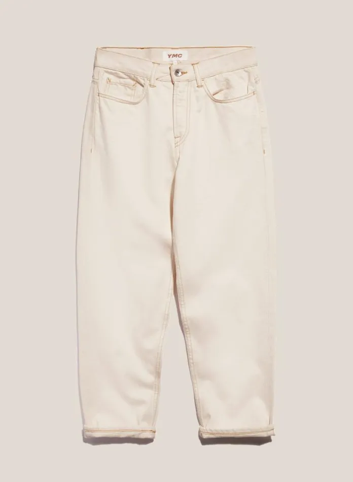 Womens Earth YMC Earth Tearaway Selvedge Denim Jean Ecru
