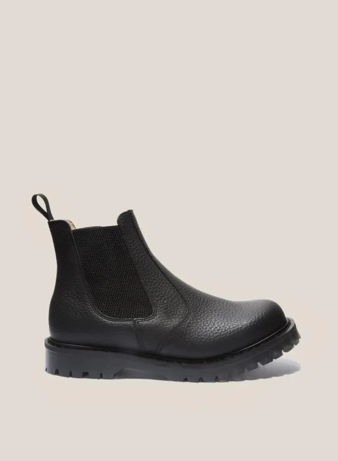 Womens Footwear YMC Solovair X Leather Dealer Boots Black