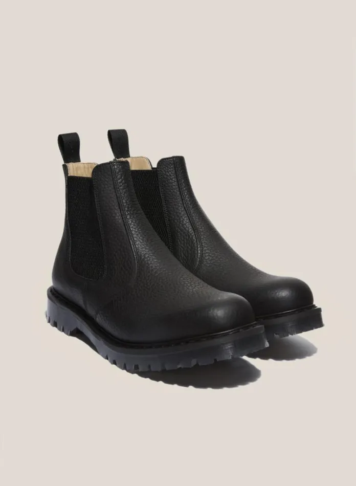 Womens Footwear YMC Solovair X Leather Dealer Boots Black