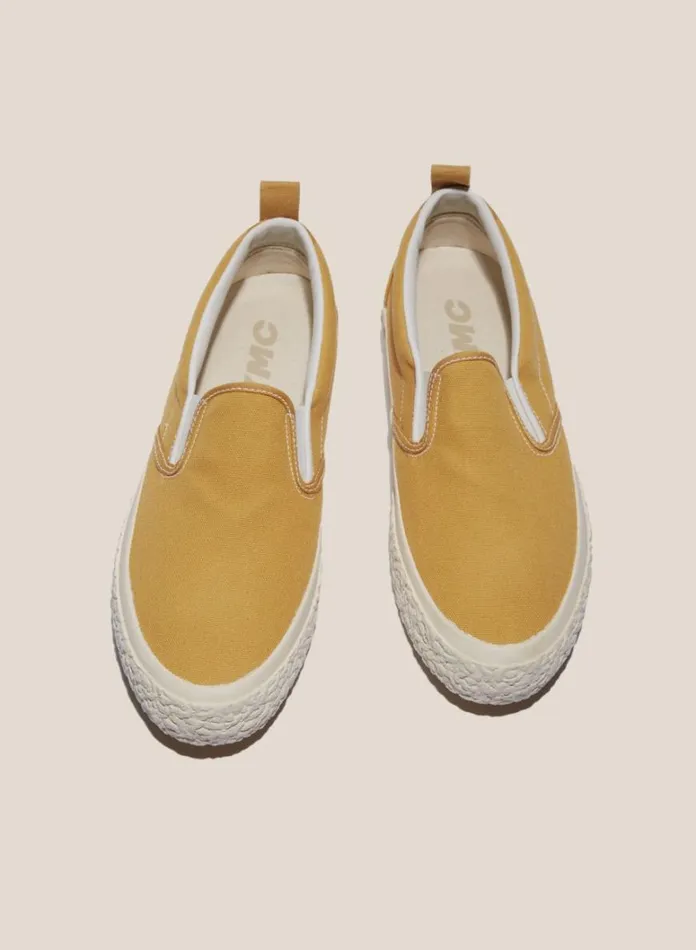 Womens Footwear YMC Vulcanised Slip On Sneakers Yellow