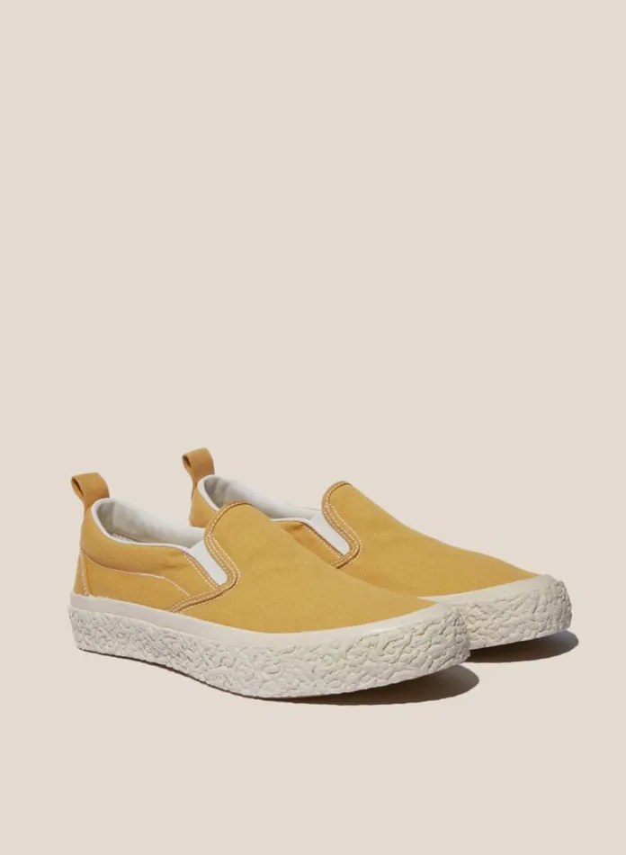 Womens Footwear YMC Vulcanised Slip On Sneakers Yellow