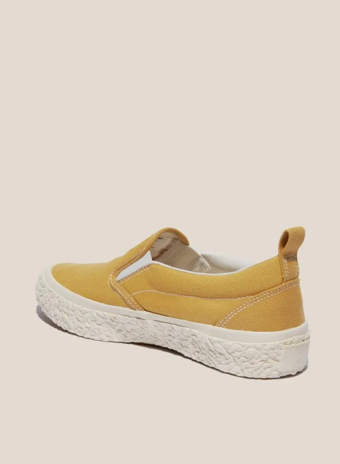 Womens Footwear YMC Vulcanised Slip On Sneakers Yellow