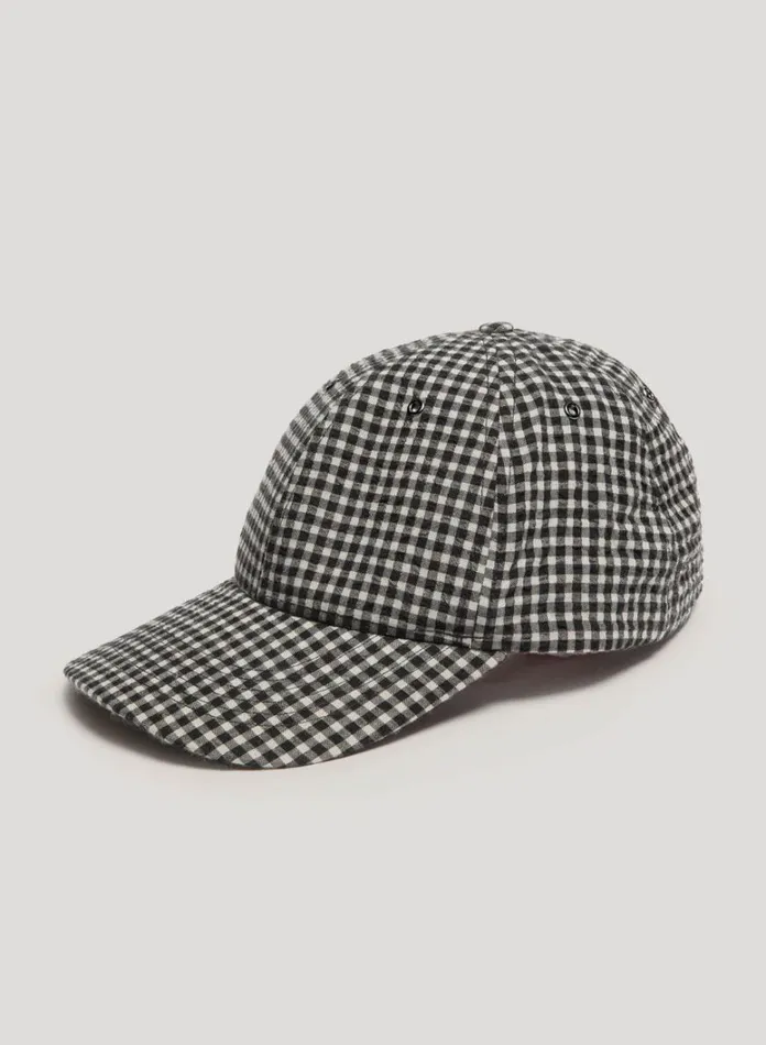 Womens Hats YMC Baseball Cap Black Multi