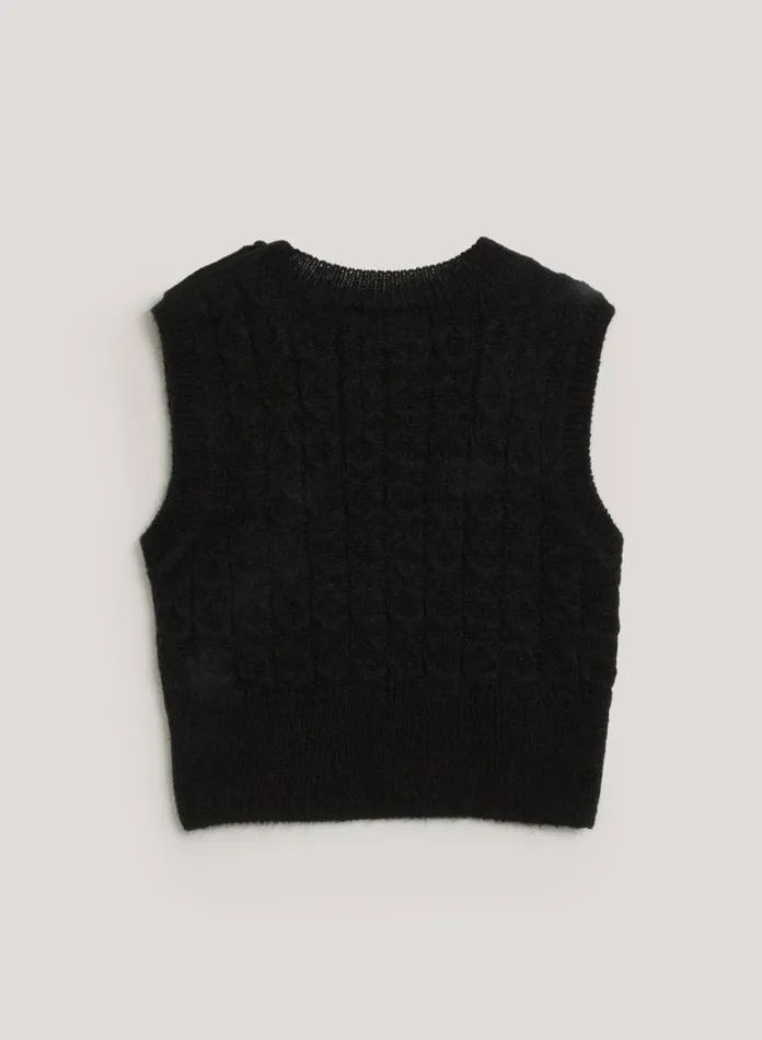 Womens Knitwear YMC Farrow Knit Black