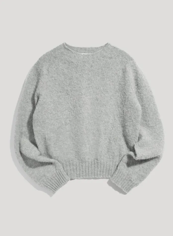 Womens Knitwear YMC Jets Crew Neck Jumper Mint Green