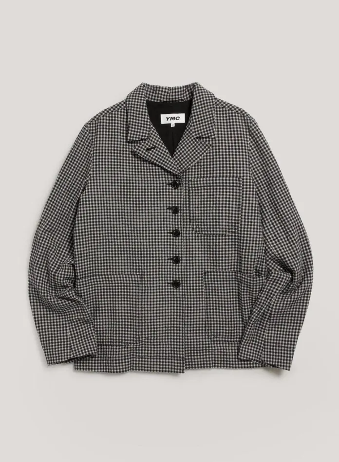 Womens Outerwear YMC City Jacket Black Multi