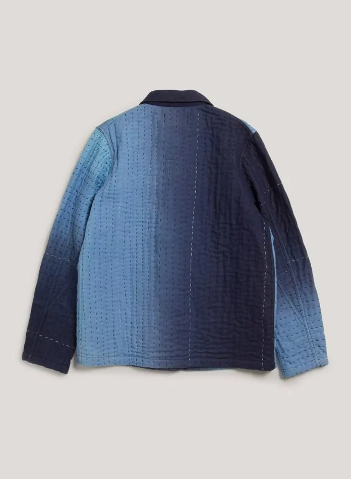 Womens Outerwear YMC Labour Chore Jacket Blue