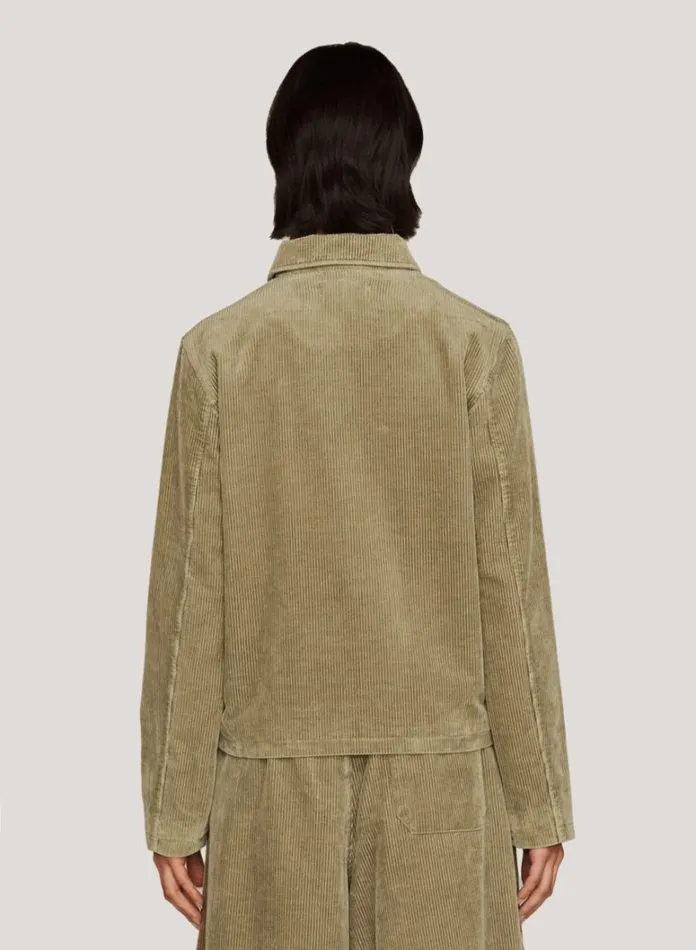 Womens Outerwear YMC Ronnie Corduroy Jacket Olive