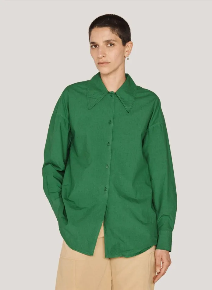 Womens Shirts YMC Lena Shirt Green