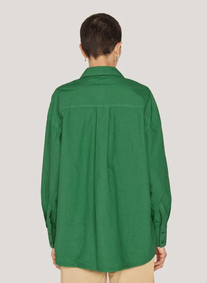 Womens Shirts YMC Lena Shirt Green