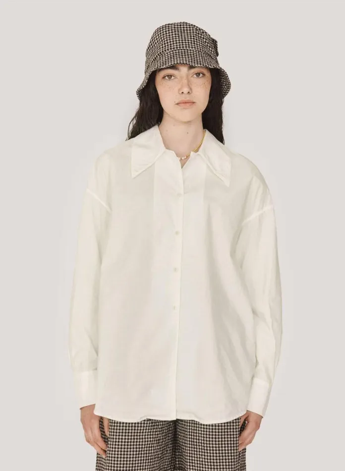 Womens Shirts YMC Lena Shirt White