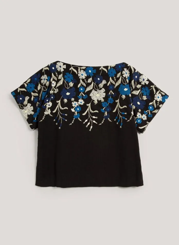 Womens Shirts YMC Magnolia Top Black Multi
