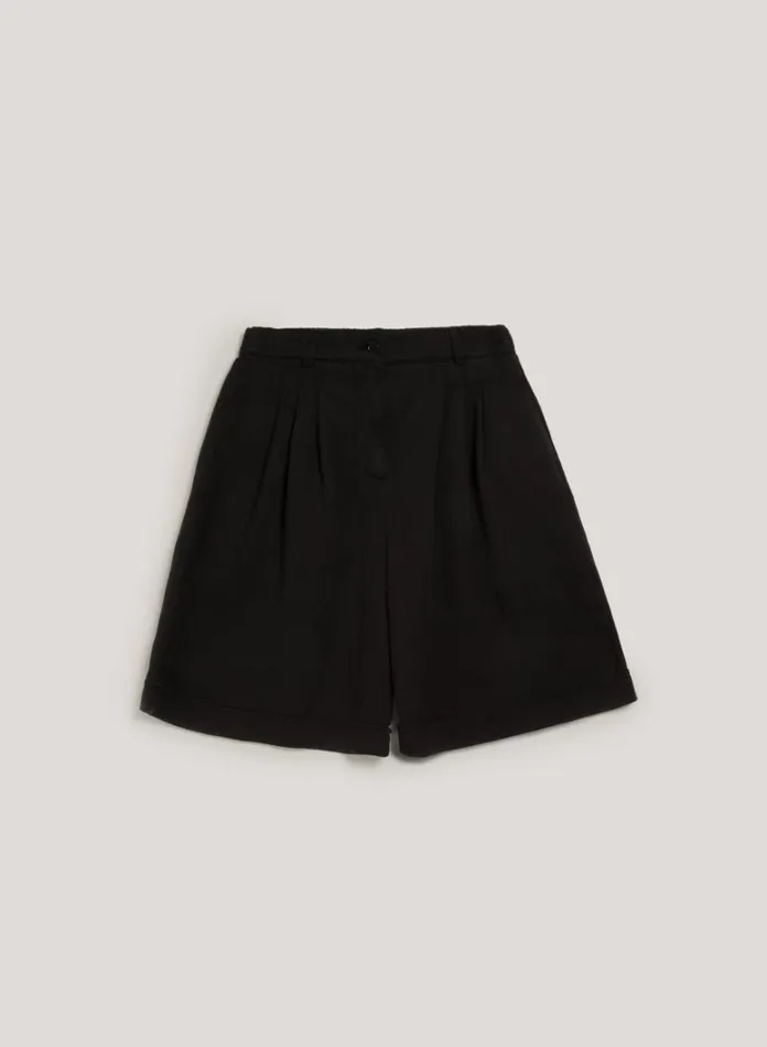 Womens Shorts and Skirts YMC Long Walking Short Black