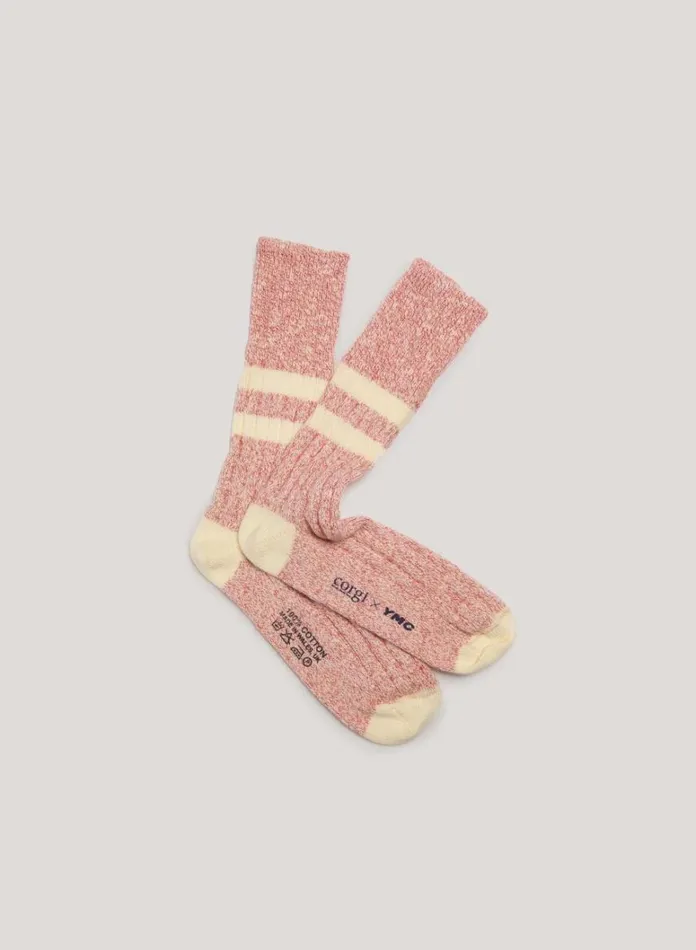 Womens Socks YMC Skate Sock Red