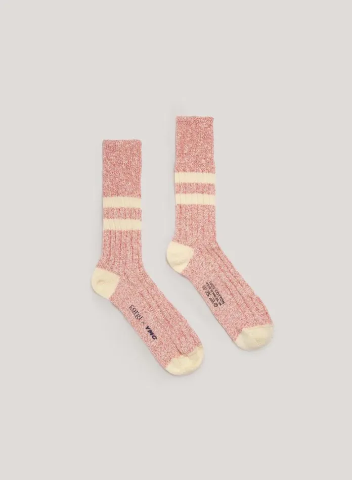 Womens Socks YMC Skate Sock Red