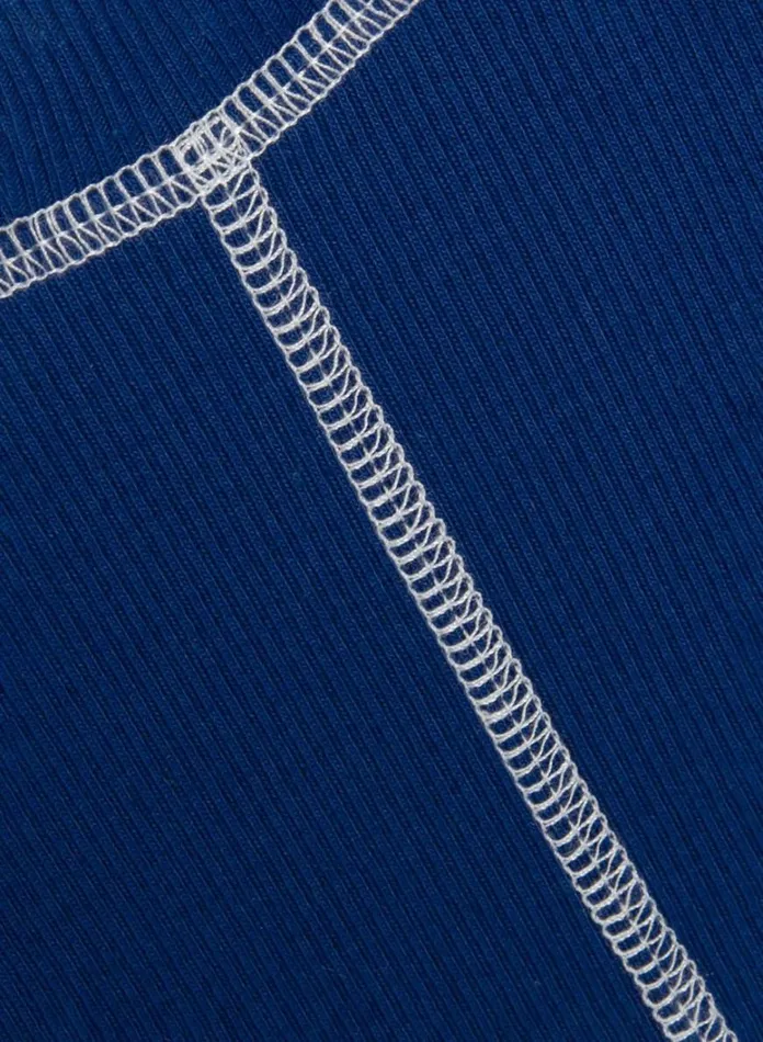 Womens TShirts YMC Dot Vest Blue