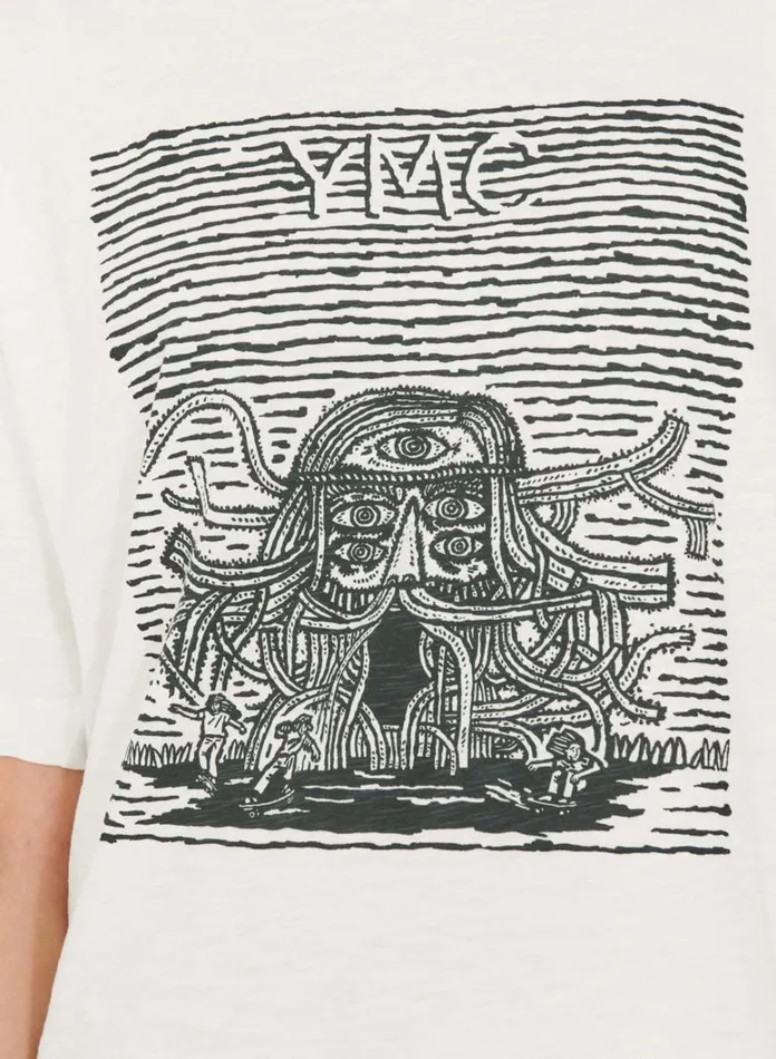 Womens TShirts YMC Mystery Machine T Shirt White