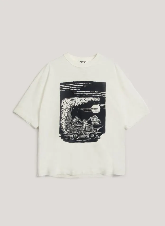 Womens TShirts YMC On The Mountain Pass T Shirt White