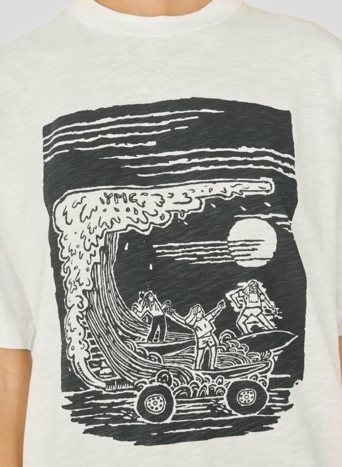 Womens TShirts YMC On The Mountain Pass T Shirt White