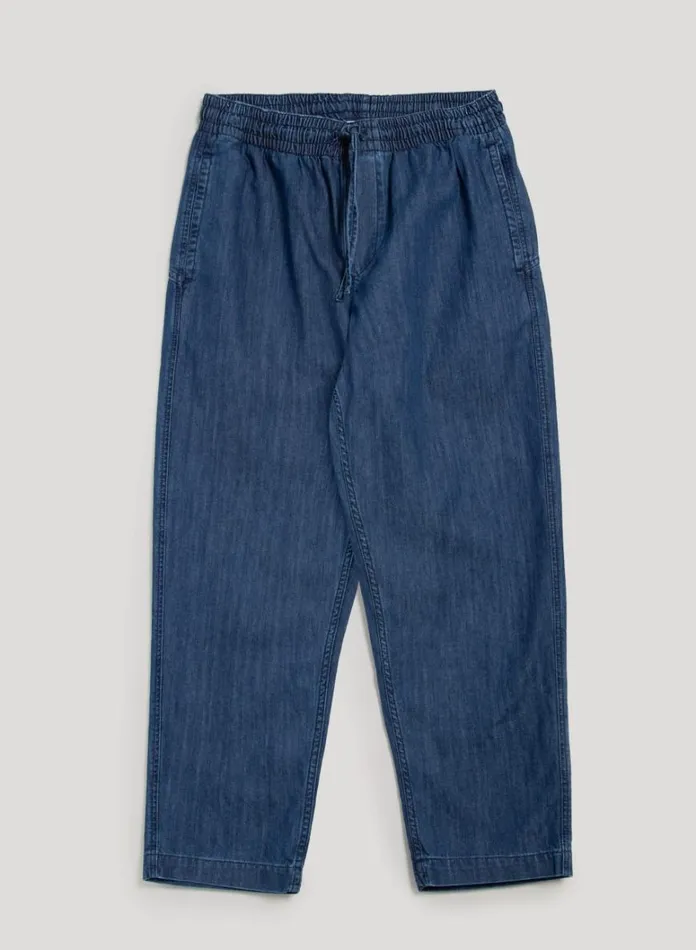 Womens Trousers YMC Alva Skate Trouser Indigo