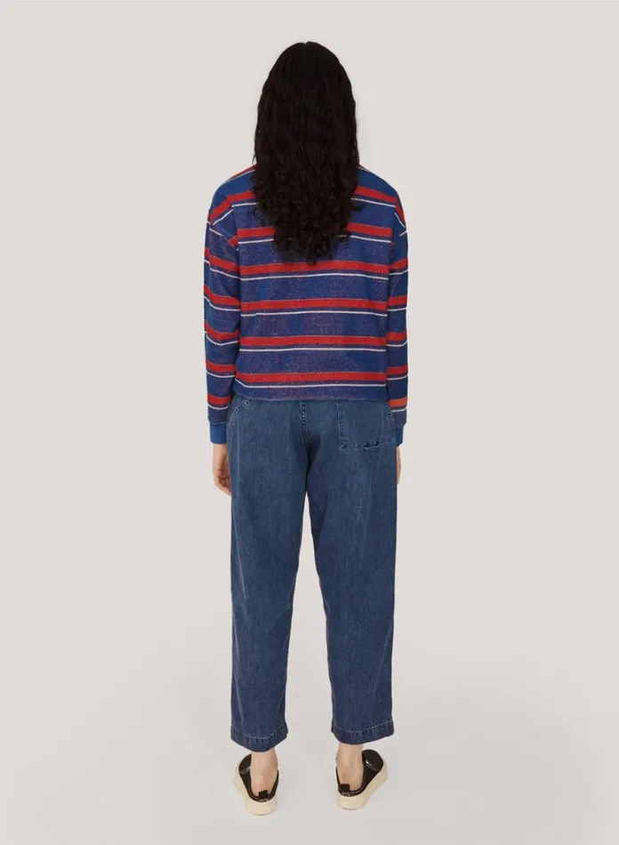 Womens Trousers YMC Alva Skate Trouser Indigo