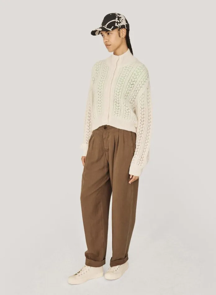 Womens Trousers YMC Keaton Trouser Brown