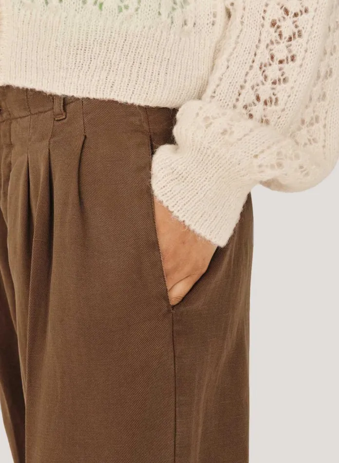 Womens Trousers YMC Keaton Trouser Brown