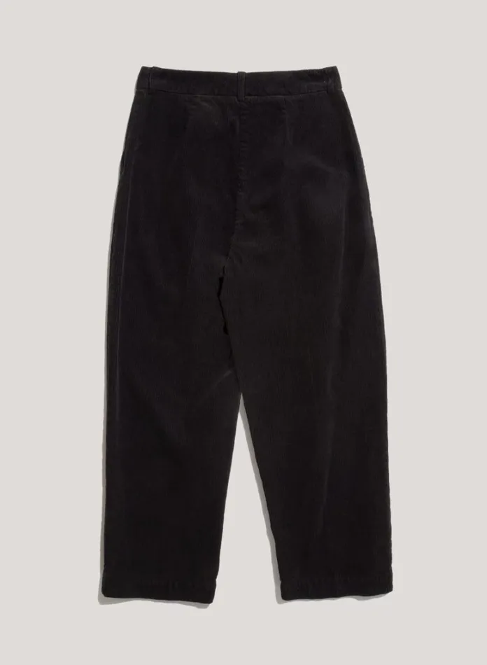 Womens Trousers YMC Market Corduroy Trousers Black