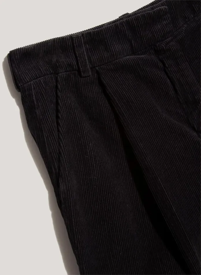 Womens Trousers YMC Market Corduroy Trousers Black
