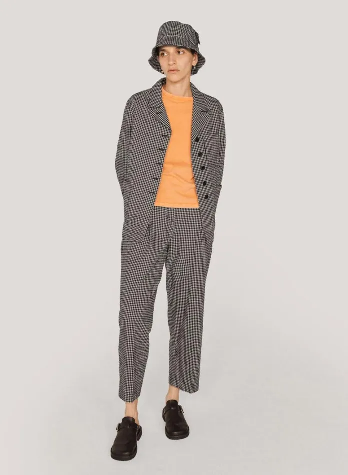 Womens Trousers YMC Market Trouser Black Multi