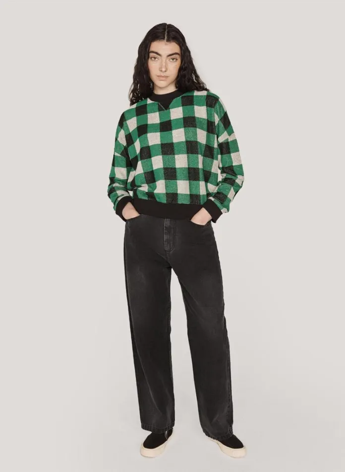 Womens Trousers YMC Silver Jean Black