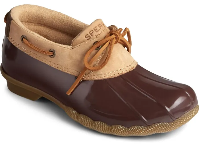 Women Saltwater 1Eye Leather Duck Boot TanBrown Sperry Boots Women Saltwater 1Eye Leather Duck Boot TanBrown Sperry Boots
